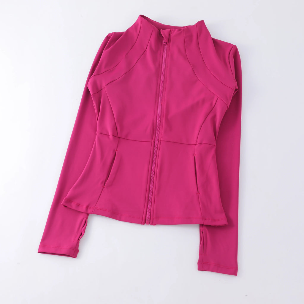 2025 Fitness Clothing Sportswear Tops Ladies Seamless Women Top T Shirt Long Sleeve Yoga Wear Jacket