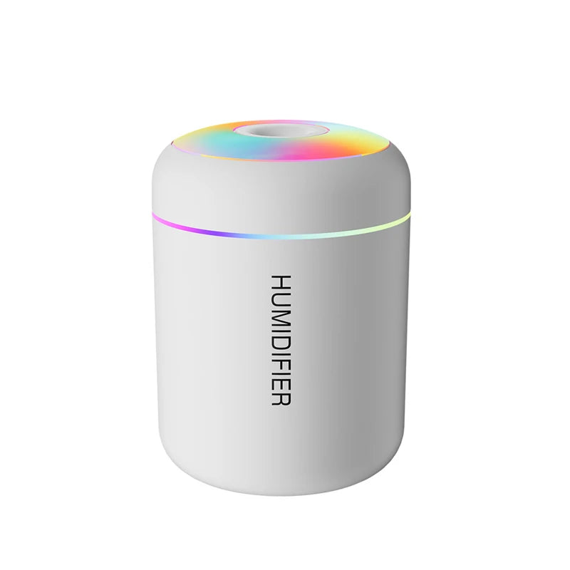 USB Air Humidifier LED Desktop Cool Mist Sprayer Aroma Diffuser Essential Oil Purifier for Home Bedroom