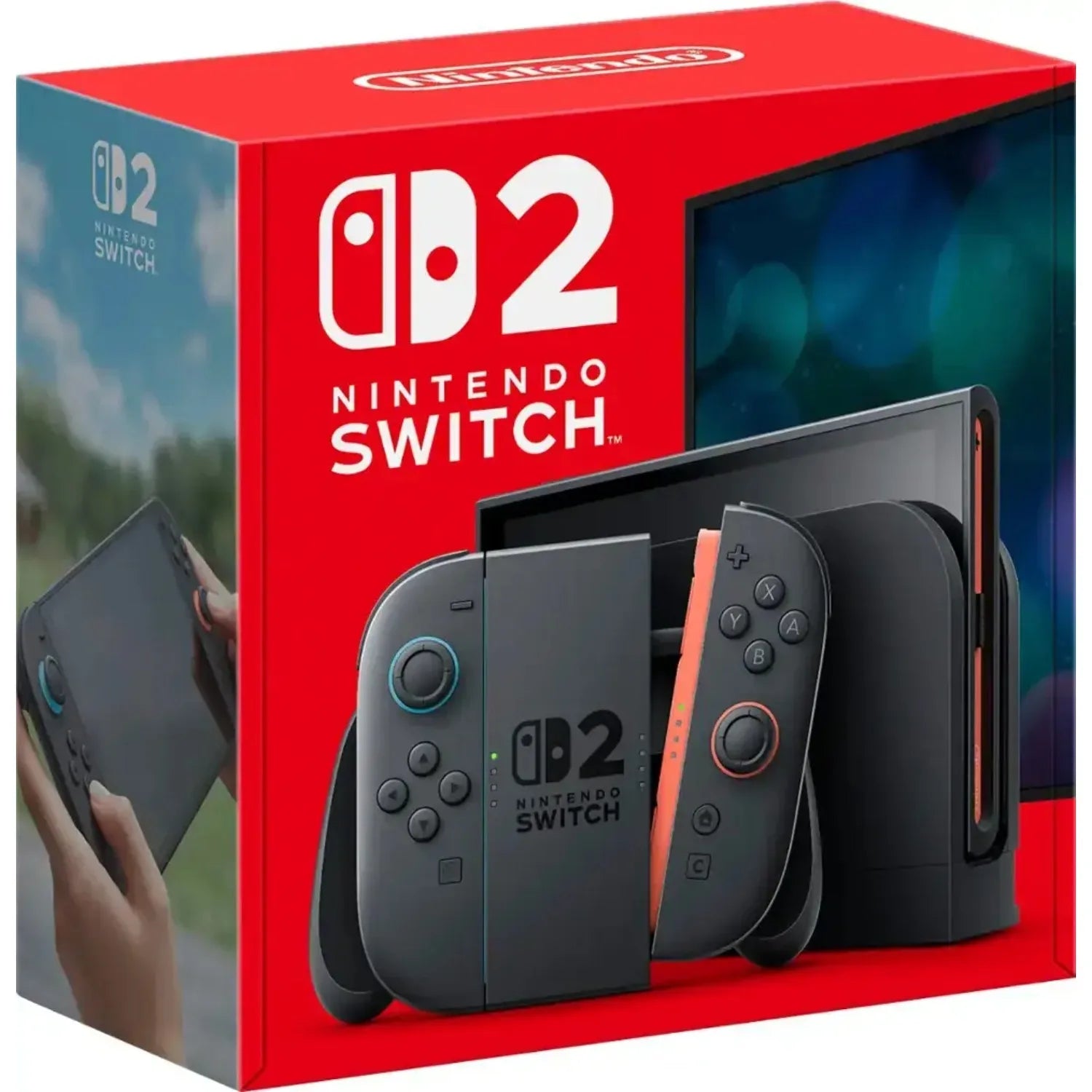 Nintendo Switch 2 Console-Hong Kong Version (HK Charger with HK to US Plug Adapter), with Switch 2 Micro SD Card-HK Version